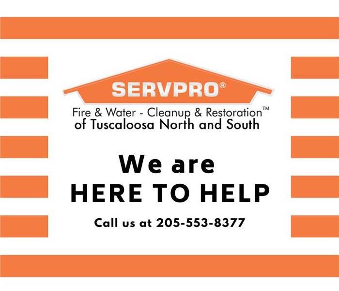 Call us today! Image of SERVPRO logo and phone number.