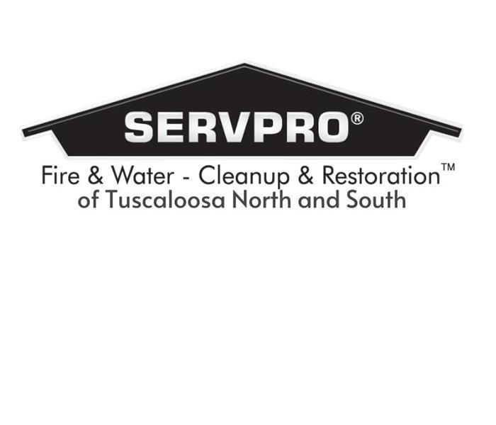 Our black SERVPRO of Tuscaloosa logo.